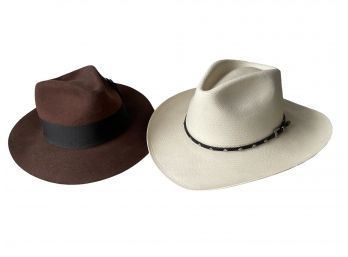 Pair Of Stetson Hats. Size 7 3/8