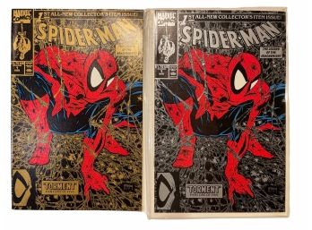 1990 Spiderman #1 Silver And Gold Variants.