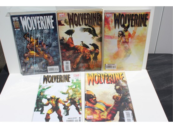5 Comic Group Marvel 2nd Series Wolverine #56-60 - Consecutive Run (2007-2008)