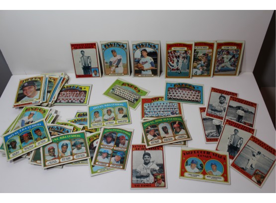 1972 Topps Group Over 80 Cards - League Leaders - Team Cards - World Series Cards