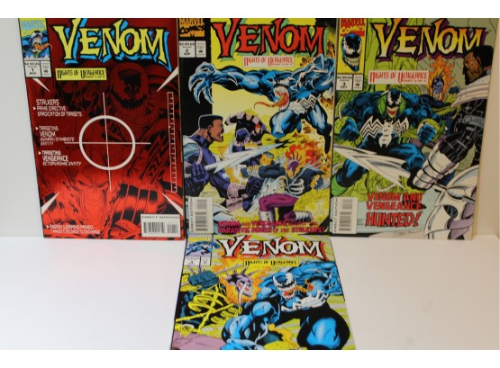 Incredible Venom: Night Of Vengance 4 Comic Consecutive Run - #1-4 (1994)