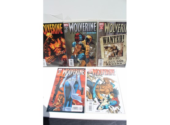 5 Comic Group Marvel Wolverine 2nd Series #61-65 - (2008)