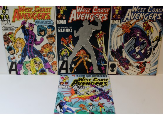 Marvel West Coast Avengers #1-#4 Complete Run 1984 Limited Series