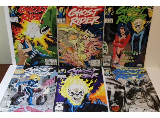 6 Comic Group Marvel ' The Original Ghost Rider' (1992-1993)