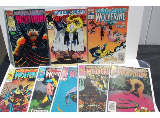 8 Comic Group Marvel Wolverine #89, #100, #120, #131, #138, #140-142. (1991-1993) Flip Issues
