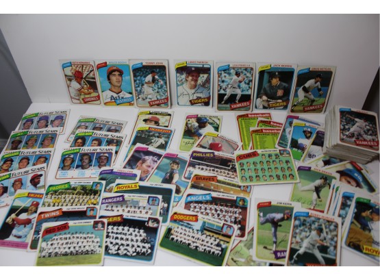 1980 Topps Baseball Team Cards, Rookies, And More - Over 120