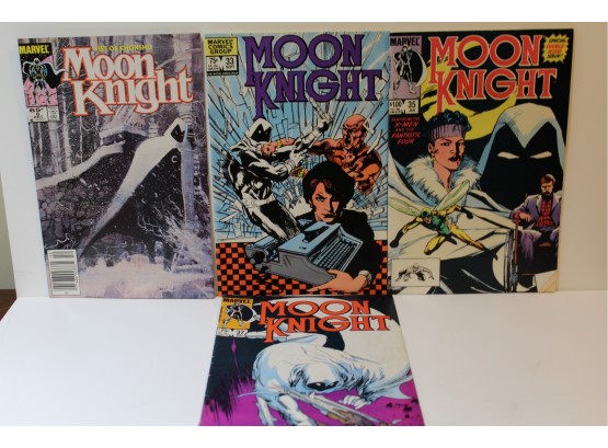 4 Comic Group Moon Knight 1st Series #33, 35, 37 -1984 - #6 Fist Of Konshu 1985