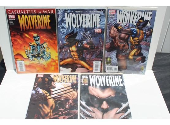 5 Comic Group Marvel Wolverine 2nd Series #48, 50, 53, 54, 55. (2007)