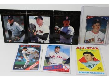 7 Roger Clemens Cards 1988-2006