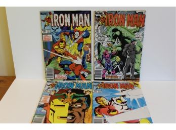 4 Comic Group Of Iron Man - #188, 193, 195, 197.