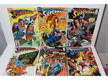 Great 6 Comic Consecutive Run - Superman  #388-#393 - (1983)