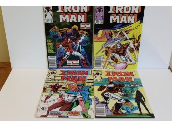 4great 4 Comic Run Of Iron Man #200-204 - Nice Run - 1985