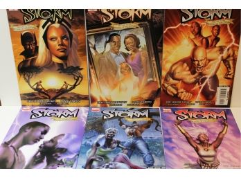Great 6 Comic Marvel Run  - Storm Prelude To Wedding Of The Century - 2006 2nd Series