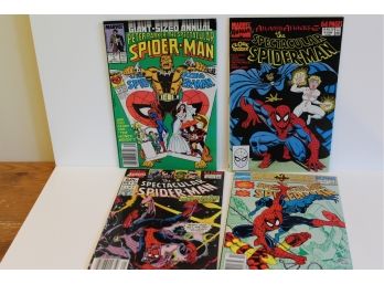 4 Comic Annual Of Peter Parker The Specatular Spider Man - #7, 9, 10, 11. 1987-1991