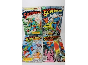4 Comic DC - Superman Group #285,  #323, #328, #329, (1974-1978)