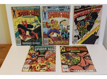 5 Comic Run Of Peter Parker The Spectacular Spinder-man #58, 63, 66, 67, & #68