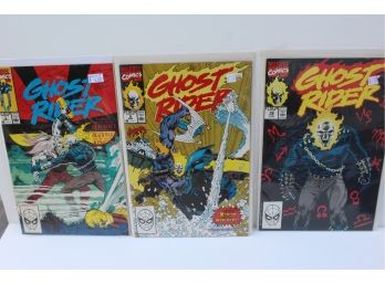 3 Comic Group Ghost Rider - 2nd Series #3, #9, #10 (1990-1991)