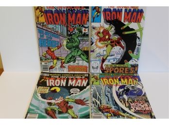 4 Comic Group Of The Invincible Iron Man - #135, 157, 158, 161. 1980-1982.