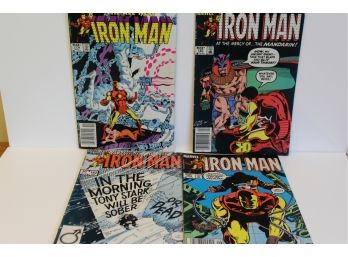 4 Comic Group Of Iron Man #176, 181, 182, 183. 1983-1984.