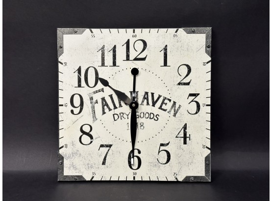 A Vintage-Look Wall Clock