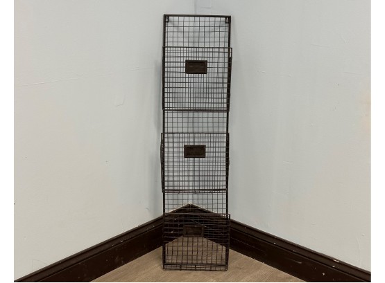 A Three-Tier Wall-Mount File Holder