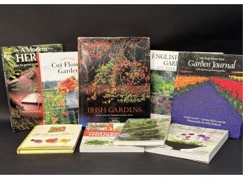 A Great Grouping Of Books On Flowers, Plants & Gardening