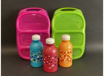 A Pair Of Goodbyn Bynto Box Sectioned Lunch Containers
