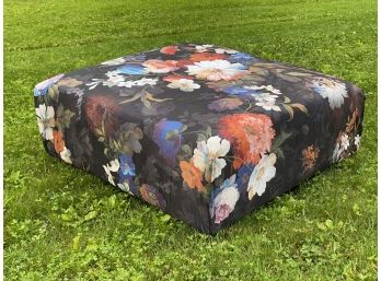 A Large Upholstered Conversation Ottoman