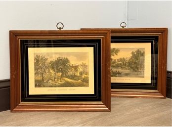 A Pair Of Mid-Century Currier & Ives Prints