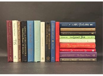 An Assortment Of Hardcover Books Without Jackets