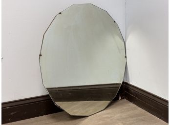 A Vintage Round Wall Mirror