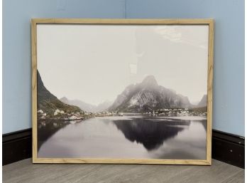 A Framed Landscape Photograph