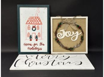 Three More Great Holiday Signs
