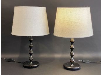 A Stylish Pair Of Table Lamps