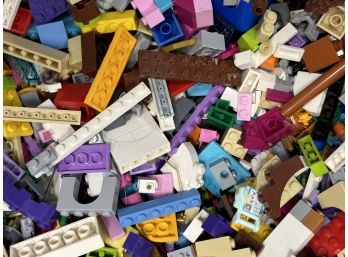 A Large Assortment Of Lego Pieces