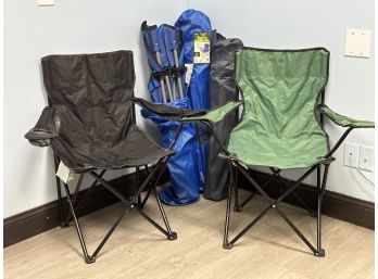 Assorted Outdoor Folding Chairs For Camping & Sporting Events