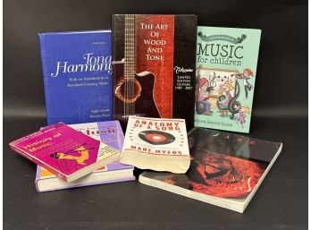 An Assortment Of Books On Music