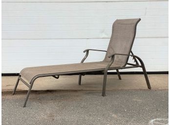 An Outdoor Chaise Lounge
