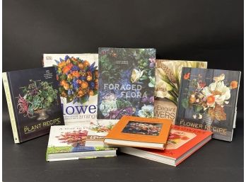 A Great Collection Of Books On Flowers & Plants