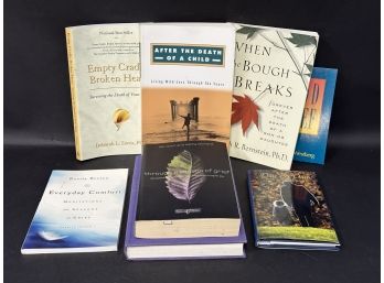 A Group Of Books On Grieving