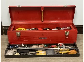 A Craftsman Toolbox Full Of Assorted Tools!