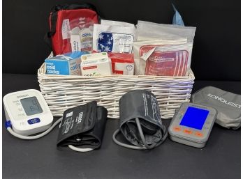An Assortment Of First-Aid & Medical Items