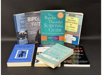 An Assortment Of Books On Mental Illness