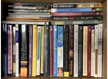 Box Lot: Assorted Books On Religion & Spirituality #1