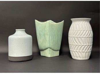 A Trio Of Pretty Ceramic Vases