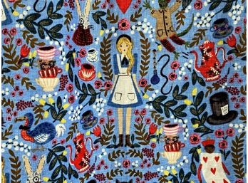 A Super Charming Pair Of Alice In Wonderland Curtains