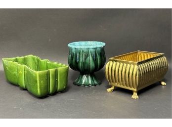 A Selection Of Lovely Vintage Planters
