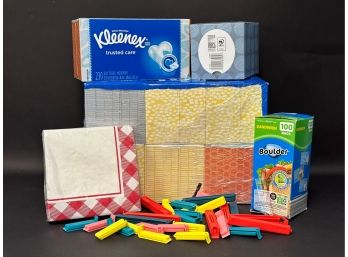 Useful Household Supplies: Tissues, Zip Bags, Napkins & More