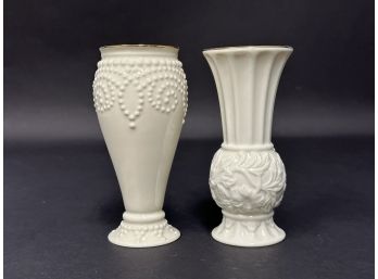 A Beautiful Pair Of Lenox Bud Vases