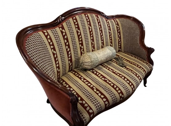 Attractive Upholstered Victorian Couch